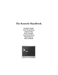 The Konsole Handbook