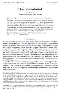 A Theory of Political Gridlock