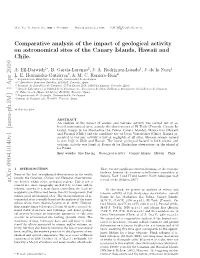 Comparative Analysis of the Impact of Geological Activity on Astronomical