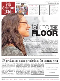 Crimson White Is an Editorially Free Newspaper Produced Carolina WHEN: 6 P.M
