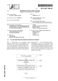Fluorographene and Preparation Method Thereof