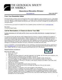 Geoscience Education Division