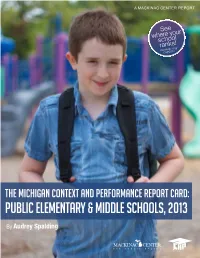 Public Elementary & Middle Schools, 2013