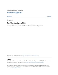 The Arkansian, Spring 2008