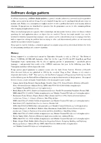 Software Design Pattern 1 Software Design Pattern