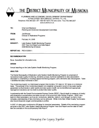 T H E-J.#O-IS TR 1G-I-W UNICIPALITY of MUSKOKA