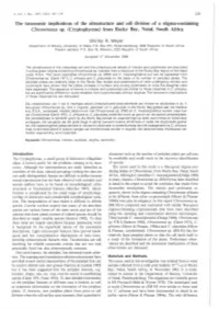 The Taxonomic Implications of the Ultrastucture and Cell Division of a Stigma-Containing Chroomonas Sp