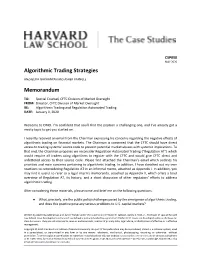Algorithmic Trading Strategies