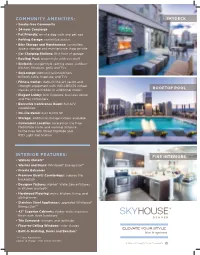 Community Amenities