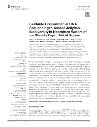 Fieldable Environmental DNA Sequencing to Assess Jellyfish