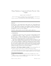 Planar Emulators Conjecture Is Nearly True for Cubic Graphs
