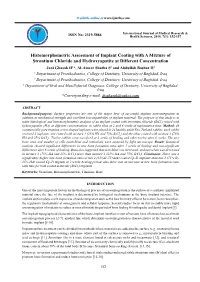 Histomorphometric Assessment of Implant Coating with a Mixture Of