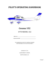 PILOT's OPERATING HANDBOOK Cessna