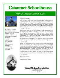 2016 Newsletter
