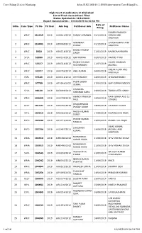 Case Filing Status Marking