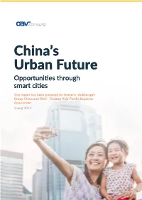China's Urban Future