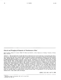Glacial and Postglacial Deposits of Northeastern Ohio1
