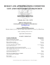 Meeting Minutes