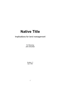 Native Title