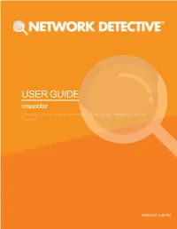 Network Detective Inspector User Guide
