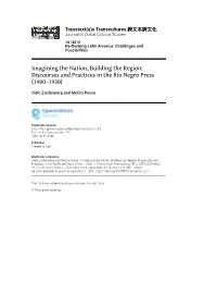 Transtext(E)S Transcultures 跨文本跨文化, 14 | 2019 Imagining the Nation, Building the Region: Discourses and Practices in the Rí