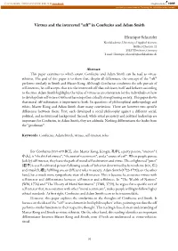Virtues and the Interested “Self” in Confucius and Adam Smith