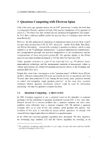 1 Quantum Computing with Electron Spins