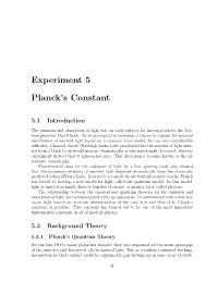 Planck's Constant