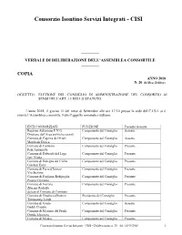 La Presente Deliberazione È Stata Adottata Ai Sensi Dell'art