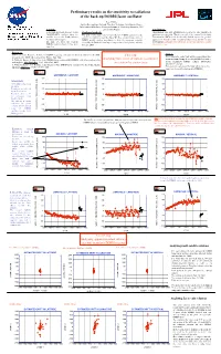 Preliminary Results on the Sensitivity to Radiations of the Back-Up DORIS/Jason Oscillator