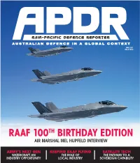 Raaf 100Th Birthday Edition Air Marshal Mel Hupfeld Interview