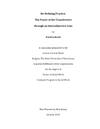 The Power of the Transference Through an Intersubjective Lens