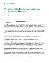 Exclusion of Consequential Damages