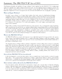 Protect IP Act Summary