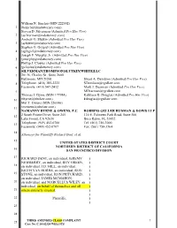 Steven D. Silverman (Admitted Pro Hac Vice) 2 (Ssilverman@Mdattorney.Com) Andrew G