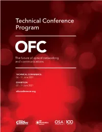 Technical Conference Program