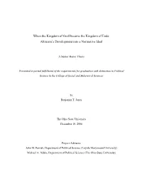 When the Kingdom of God Became the Kingdom of Ends: Altruism’S Development Into a Normative Ideal