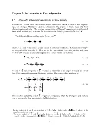 6.013 Electromagnetics and Applications, Chapter 2