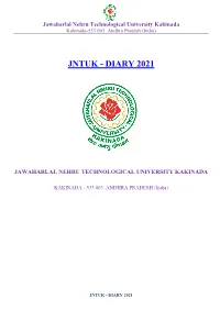 Jntuk - Diary 2021