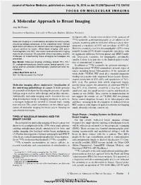 A Molecular Approach to Breast Imaging