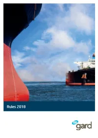 Gard Rules 2018 Rules 2018
