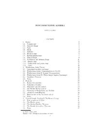 Noncommutative Algebra
