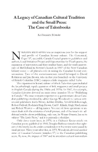 The Case of Talonbooks