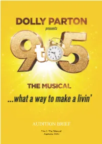 9 to 5 Audition Brief V2
