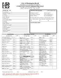 Combination Permit Application.Doc Effective 08/17/09