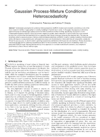 Gaussian Process-Mixture Conditional Heteroscedasticity