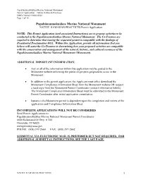 NATIVE HAWAIIAN PRACTICES Permit Application