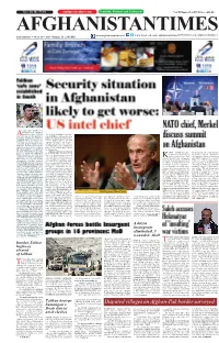Disputed Villages on Afghan-Pak Border Surveyed Between Security Forces and Tali- Samangan’S Ing