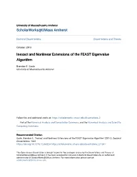 Inexact and Nonlinear Extensions of the FEAST Eigenvalue Algorithm