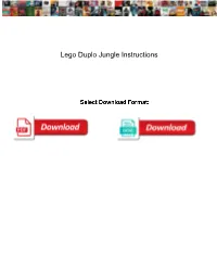 Lego Duplo Jungle Instructions
